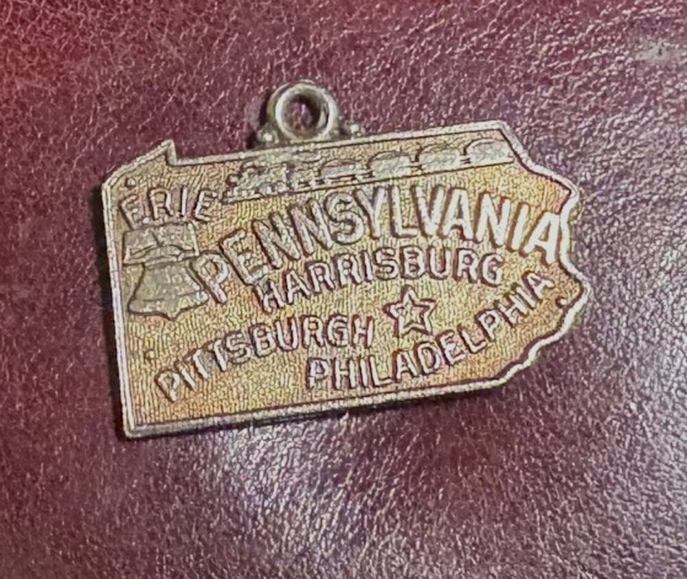 Sterling Silver Pennsylvania Charm